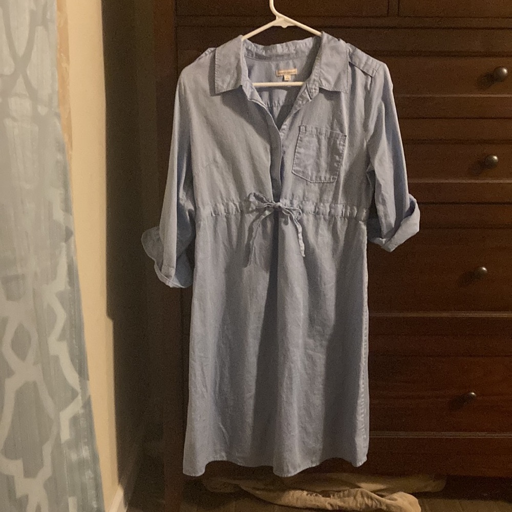 EUC light blue shirt dress